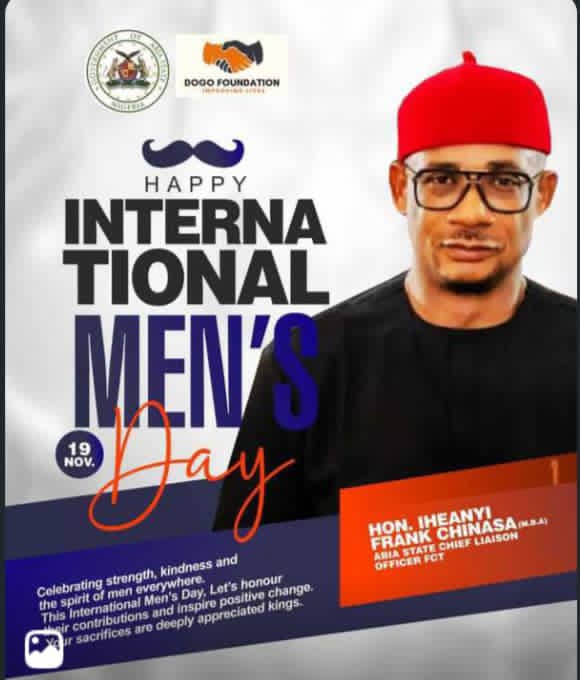 Hon. Chinasa Celebrates International Men’s Day, Applauds Dedication, Sacrifice, Compassion, Others
