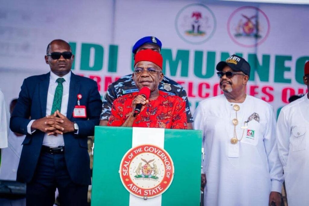RECEPTION OF APPRECIATION: Governor Otti Promises to Do More for Umunneochi People